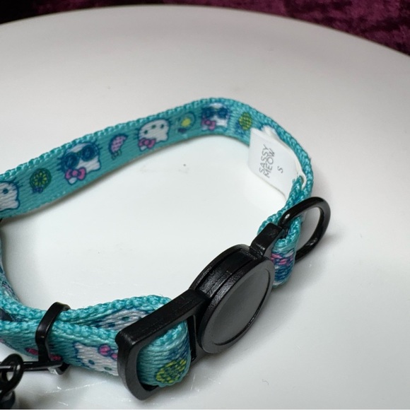 Sassy Meow Sanrio Hello Kitty SMALL Cat Dog Blue Collar Leash & Harness - Picture 12 of 12